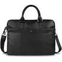 Bugatti kožená taška na notebook 17" Black Magic 49127601 čierna