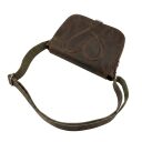BULL&HUNT Kožená taška cez rameno TWENTY FIVE HEART 25-0272 hnedá