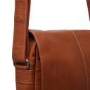 Klopová kožená taška cez rameno The Chesterfield Brand Raphael C48.055131 koňak