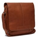 Klapová kožená taška cez rameno The Chesterfield Brand Raphael C48.055131 koňak