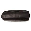 Klopová kožená taška cez rameno The Chesterfield Brand Raphael C48.055100 čierna