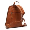 Dámsky kožený batoh do mesta The Chesterfield Brand Claire C58.023531 koňakový zadná strana