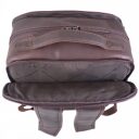 The Chesterfield Brand Kožený batoh na notebook 15,6" Natalie C58.700201 hnedý zadné vrecko