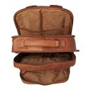 The Chesterfield Brand kožený batoh na notebook 15" Lennox C58.071131 koňak vnútorné vrecká