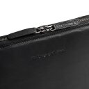 The Chesterfield Brand Kožený batoh na notebook Marvello C58.035000 čierny logo