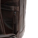 The Chesterfield Brand Kožený batoh na notebook Marvello C58.035001 hnedý zadný priečinok