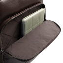 The Chesterfield Brand Kožený batoh na notebook Marvello C58.035001 hnedý predné vrecko