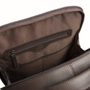 The Chesterfield Brand Kožený batoh na notebook Quincy C58.035201 hnedý vnútorné priehradky