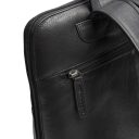 The Chesterfield Brand Kožený batoh na notebook Roswerra C58.034900 čierny zadný priečinok
