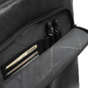 The Chesterfield Brand Kožený batoh na notebook Roswerra C58.034900 čierny predné vrecko