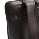 The Chesterfield Brand Kožený batoh na notebook Rosverra C58.034901 hnedý zadný priečinok