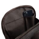The Chesterfield Brand Kožený batoh na notebook Serenzo C58.035101 hnedý vnútorné priehradky