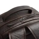 The Chesterfield Brand Kožený batoh na notebook Serenzo C58.035101 hnedý obojstranný zips
