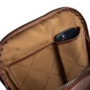 The Chesterfield Brand Kožený batoh na notebook Serenzo C58.035131 koňakový vnútorné priehradky