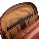 The Chesterfield Brand Kožený batoh na notebook Serenzo C58.035131 koňaková priehradka na notebook