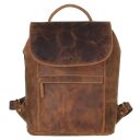 Greenburry kožený Vintage mestský batoh 1544-25 hnedý