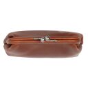The Chesterfield Brand Malá kožená peňaženka s klipom Nera C08.053731 koňaková zapínanie