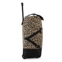 PUNTA wheel Nákupná taška na kolieskach 10008-0112 hnedá leopardí vzor bočný náhľad