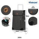 Andersen Nákupná taška na kolieskach SCALA SHOPPER® Sofia 115-202-80 antracitová
