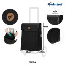 Andersen Nákupná taška na kolieskach SCALA SHOPPER® PLUS WEDA 133-201-80 čierna