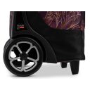 PUNTA wheel Veľká nákupná taška na kolieskach 10303-3031 fialová s kvetmi