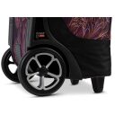PUNTA wheel Veľká nákupná taška na kolieskach 10303-3031 fialová s kvetmi