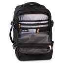 BestWay Cestovný batoh 40x25x20 cm Cabin Pro Small 40328-0100 čierny - predné vrecko s organizérom