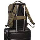 BestWay Športový batoh 40x20x25 cm Cabin Pro Small 40328-2600 zelený pripevnený k rukoväti kufra