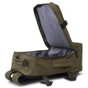 BestWay Cestovný batoh 40x25x20 cm Cabin Pro Small 40328-2600 zelený - otvorená hlavná priehradka