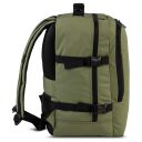 BestWay Palubný batoh do lietadla 40x20x25 cm Cabin Pro Storm 40350-1300 khaki bočná strana