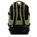 BestWay Palubný batoh do lietadla 40x20x25 cm Cabin Pro Storm 40350-1300 khaki zadná strana