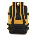 BestWay Palubný batoh do lietadla 40x20x25 cm Cabin Pro Storm 40350-3600 žltý chrbát