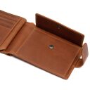 Pánska kožená peňaženka RFID Curtis C08.051231 koňaková priehradka na mince