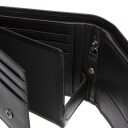 Pánska kožená peňaženka RFID Hendrick C08.052900 čierna detail