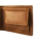 Pánska kožená peňaženka RFID Walid C08.036231 koňak vrecko na mince
