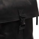 Kožený business batoh na notebook The Chesterfield Brand Savona čierny C58.032200 - detail zaklapávacej spony FidLock®
