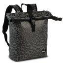 Bench Rolovací batoh Hydro 64222-0127 čierno-sivý leopardí vzor predná strana