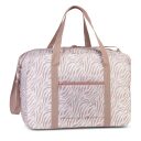 Skladacia cestovná taška / palubná batožina 49x35x22 cm Worldpack 10513-2100 ružovo-biela