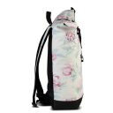 Bench Športový roll top batoh na notebook Hydro 64175-2021 biely s kvetinovým vzorom