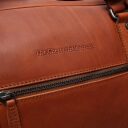 The Chesterfield Brand Kožená cestovná taška - weekender Rivaro C20.006131 koňaková logo