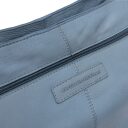 The Chesterfield Brand Kožená kabelka do ruky aj cez rameno Astero C48.142315 nebeská modrá logo