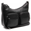 The Chesterfield Brand Kožená kabelka cez rameno Valenora C48.141100 čierna