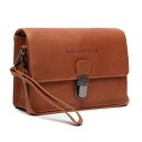 Dámska kožená kabelka do ruky aj na rameno The Chesterfield Brand Lucca C48.127031 koňaková - predná strana