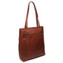 The Chesterfield Brand Kožená shopper kabelka na notebook 15" Solvia C38.022131 koňaková zadná strana