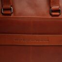 The Chesterfield Brand Kožená taška na notebook Elvas C40.110331 koňaková logo zadná strana