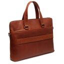 The Chesterfield Brand Kožená kabelka na notebook Elvas C40.110331 koňaková zadná strana