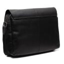 Kožená crossbody taška na notebook The Chesterfield Brand Richard čierna C48.055200 zadná strana