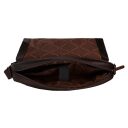 The Chesterfield Brand Kožená crossbody taška na notebook C48.055201 Richard hnedá priehradky