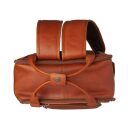 The Chesterfield Brand Kožený batoh na notebook Calden C58.071231 koňakový pohľad zhora