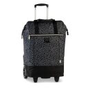 PUNTA wheel Veľká nákupná taška na kolieskach 10303-0127 sivá leopardí vzor